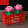 Velas Lanterna de Lótus, Velas de Lótus, Cera de Lótus, Lâmpadas que Realizam Desejos, Lanternas de Lótus Vermelhas Flutuantes a Óleo de Manteiga, Lanternas de Lótus para Fazer Pedidos, Atacado