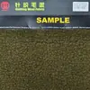 Tejido de lana de punto de piel de cordero verde claro personalizado por el fabricante para abrigos de otoño e invierno, ropa de bricolaje y materiales para muñecas