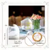Arco Semicírculo Transparente Acrílico con Base Número de Asiento Digital DIY Adornos en Blanco para Fiesta Número de Mesa de Boda