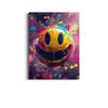 Pintura de Pared Lienzo Póster Cara Sonriente Loca Transfronteriza Colorida Humorística y Divertida Varios Tamaños Pintura Decorativa para Dormitorio Bar
