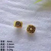 Prata Esterlina S925 Contas Espaçadoras de Zircônia Diamantada Contas de Roda Contas Cilindricas Fio Trançado DIY Pulseira de Contas Colar Acessórios de Joias
