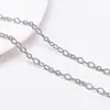 Corrente de aço inoxidável semiacabada corrente de girassol corrente de extensão colar acessórios de corrente para joias de roupas DIY materiais