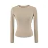 Camiseta de Estilo Básico Simple de Celebridad de Internet de Puro Deseo Adelgazante Favorecedora Top Cepillado Casual de Chica Dulce Capa Interior