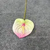 Película Simulada Individual Impresa en 3D Arco de Boda Palma Roja Material de Flores para Camino de Acceso Decoración del Hogar Accesorios para Disparos