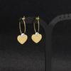 Nueva Surtido de Joyería de Acero Inoxidable: Aretes de Corazón de Perla, Diseños Lindos y Adorables para Niñas, Varios Aretes Delgados, Al por Mayor en Stock