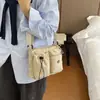 Bolsa Tote Exterior para Mujer Alta Apariencia Estilo Japonés Versátil para Viajes Cotidianos Bolso de Hombro de Nailon para Salidas Casuales Compras Bolso Cruzado