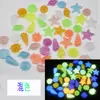 Cubos de Gelo Luminosos Ecológicos em Formato, Pedras Fluorescentes Coloridas, Areia para Fundo de Aquário, Acessórios de Decoração para Aquário Atacado