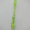 Mini clarinete de 6 agujeros para niños, creativo, para educación temprana, música, flauta pequeña transparente, instrumento musical de iluminación, para estudiantes, tocando música.
