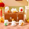 Gato de la Fortuna Creativo de Año Nuevo Accesorios de Resina 3D Decoraciones Hechas a Mano para Bricolaje Casa de Muñecas Sala de Estar Adornos Pequeños de Prosperidad