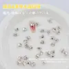 Pedras de Strass para Unhas, Bolas de Strass Empilhadas, Decorações de Unhas, Brilhantes em Formato de Almofada, Formato de Cubo, Strass Empilhados de Formato Irregular, Decorações de Strass para Unhas