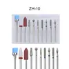 Juego de cabezales de fresado de aleación de acero de tungsteno para manicura transfronteriza, máquina de fresado, cabezal de fresado, cepillo, herramienta exfoliante y pulidora, venta al por mayor