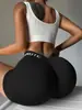 Pantalones de running de verano para exteriores transpirables de secado rápido, leggings exteriores transpirables, shorts de yoga con cintura en V que realzan los glúteos para mujer