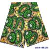 Stock Listo Tela de Cera Estampada Moda Africana de Algodón, Tela para Pantalones Estampada y Teñida, Tela Floral de Moda Producción a Gran Escala