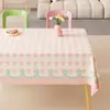Toalha de mesa fresca e simples, à prova d'água e de óleo, toalha de mesa de PVC para jantar sem lavagem, novo modelo 2025, sensação leve e de alta qualidade, toalha de mesa de centro