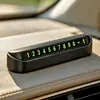 Estacionamento Temporário Número de Celular Placa de Carro em Movimento Enfeites Placa de Licença de Carro em Movimento Acessórios para Carro Decoração Completa Interior do Carro