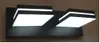 Luz frontal de espelho LED transfronteiriça, luminária de parede simples estilo nórdico para banheiro e quarto em aço inoxidável, luminária de parede para banheiro