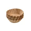 Molde de Papel de Aceite Vasco No Plegable 4/6/ 8 pulgadas Forros de Papel para Pastel Empaque de Postre para Hornear Almohadillas de Papel Antiadherentes a Prueba de Aceite
