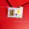 Adesivo para Celular Shuibei Gold Ouro Puro 999 Sorte e Fortuna Cartão Dourado 2Mg Adesivo para Geladeira com Adesivo Atacado