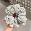 Estilo Novo de Primavera Doce Anel de Cabelo Intestino Grande Anel Intestino Cintura Pequena Exquisito Acessórios de Cabelo Headwear Moda Coração de Menina Corda de Cabelo Corda de Cabeça