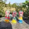 Muñecas de Minorías Étnicas, Marionetas de Madera, Juguetes, Manualidades de Tela, Artesanías Turísticas de Guizhou, Muñecas Especiales de la Etnia Miao