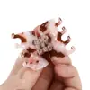 Nuevo Elegante Pinza Pequeña de PVC con Estampado de Leopardo Degradado para Peinados Semirecogidos, Pinza para Flequillo, Accesorio para el Cabello Lateral, Accesorio para el Cabello, Pinza de Tiburón al por Mayor