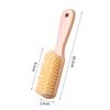 Cepillo para Zapatos de Madera Maciza con Cerdas Suaves para Lavar Zapatos Sin Dañarlos. Cepillo para Zapatos Doméstico. Cepillo Multifuncional para Ropa. Artefacto Especial para Cepillar Zapatos