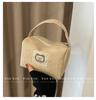 Bolsa de cosméticos portátil de veludo cotelê, nova bolsa de mão estilo coreano para estudantes, bolsa feminina de grande capacidade para armazenamento de cosméticos