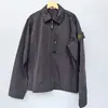 Chaqueta con Cremallera y Solapa de Piedra Transfronteriza, Nueva Chaqueta Fina de Nailon para Primavera y Otoño, Estilo Casual Holgado para Hombres y Mujeres