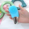 Novo Limpador Facial Elétrico USB Limpador Facial Ultrassônico Vibração de Alta Frequência Limpeza de Poros Escova de Silicone Massageador de Beleza