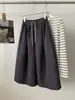 Calça cropped retrô de veludo cotelê estilo japonês para mulheres, versão coreana de outono, tamanho pequeno, calça pantalona patchwork, calça balloon que afina e valoriza a silhueta