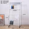 Revistero Yinghao, Revistero, Estante de Exhibición para Almacenamiento de Información, Plegado de Folletos, Metal de una Sola Página para Libros y Periódicos, Simple Shihua