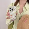 Malha Frutada Japonesa e Coreana Adequada para Capa de Celular Apple 16Promax Bolsa Iphone15 13 Anti-Queda 14 Novo Estilo 16