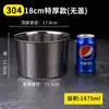 Tazones de acero inoxidable, tazones de cocina para condimentos de grado alimenticio, tazones para aceite extra gruesos de grado comercial con tapas, tazones pequeños de hierro para el hogar, forma redonda