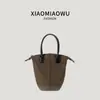 Bolso de Cubo de Mano Nuevo Estilo Coreano Gama Alta Nicho Verano Versátil para el Trabajo Ligero Bolso de Hombro Cruzado para Mujer