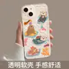 Estilo bosque adecuado para funda de teléfono iPhone 18 Pro 17 Pro Max transparente 16 suave modelo popular 15 Apple 14 funda anticaídas