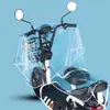 Capa de Chuva para Guidão de Patinete Elétrico, Cobertura Frontal Impermeável e à Prova de Chuva