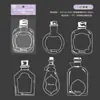 Marcadores de flores secas estilo Ins, pegatinas de botella de vidrio transparente, especímenes de plantas, pegatinas en relieve hechas a mano para manualidades infantiles, regalos y premios
