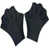 Guantes de medio dedo de silicona con membrana para natación estilo braza, paletas para remar, para buceo juvenil, entrenamiento de auto-natación, niños, adulto, en stock