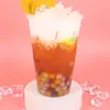 Bolinhas Coloridas de Batata Doce Roxa, Gelatina de Erva Comestível, Sagu, Chá de Leite de Sobremesa Caseira, Mistura de Frutas, Ingredientes Especiais para Lojas de Chá de Leite Comerciais