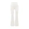 Pantalones Largos de Estilo Americano con Cintura Plegable y Micro-Campana para Mujer, Nuevo 2026 Vintage Chica Popular de Tiro Alto Ajustados Rectos Hasta el Suelo