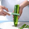 Cuchillo Rascador Doméstico Multifuncional Cuchillo para Melón y Fruta Cuchillo para Dormitorio Pelador de Cocina Cuchillo para Fruta Plegable Portátil de Alto Color