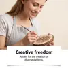 Pasta JUE FISH para escultura em madeira e pirografia para decoração de interiores DIY em casa, criando padrões artísticos claros em superfícies de madeira