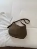 Bolso de mano nuevo de gamuza estilo coreano para mujer, gran capacidad, diseño retro, adecuado para ir al trabajo, bolso de hombro versátil, bolso cruzado de moda