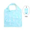 Bolsa de Compras para Supermercado Plegable Ligera Ecológica Bolso de Mano para Mujer Gran Capacidad Portátil de Tela Oxford Almacenamiento