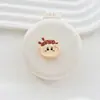 Espejo Plegable de Dibujos Animados Peine Peine de Cojín de Aire Dos en Uno Espejo Portátil Mini Peine Integrado Plegable Peine de Airbag Peine Alisador de Cabello para Mujer