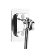 Base de ducha sin perforaciones fija ajustable ventosa de ducha de baño soporte de ducha gancho para alcachofa de ducha base