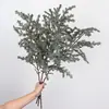 Agujas de pino artificiales, ramas de pino, ramas de ciprés, decoraciones vegetales, arreglos decorativos, arreglos florales, decoración del hogar, plantas verdes artificiales