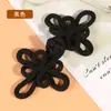 Botões Cheongsam, Botões de Libélula, Botões de Disco de Cristal Pérola Bordados à Mão, Vestido Chinoiserie Saia com Rosto de Cavalo, Botões Decorados à Mão