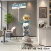 Enfeites de chão grandes de astronauta vermelho em rede, acessórios para casa, loja Shangchao, escultura de astronauta, presente de inauguração de casa