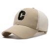 Verano Nueva Gorra de Béisbol con Bordado de Letras Tridimensionales Sombrero de Malla Parasol Moda Coreana Versátil Gorra de Visera para Hombre y Mujer